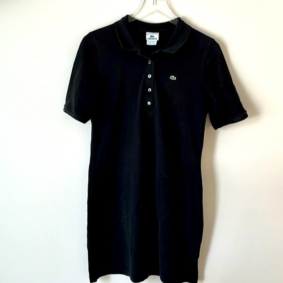 Lacoste | Preppy Vintage Y2K Polo Shirt Dress Sz 42 (L) - Picture 2 of 6
